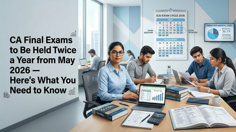 CA Final Exams to Be Held Twice a Year from May 2026 — Here's What You Need to Know CA Point