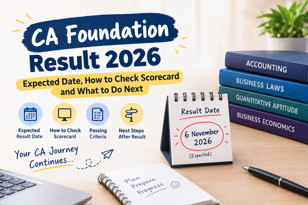 CA Foundation Result 2026: Expected Date, How to Check Scorecard and What to Do Next CA Point