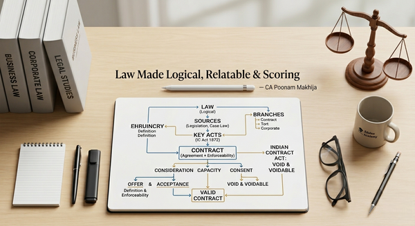 CA Poonam Makhija — The Faculty Who Makes Law Logical, Relatable & Scoring CA Point