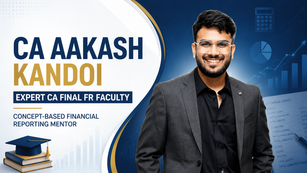 CA Aakash Kandoi – Expert CA Final FR Faculty