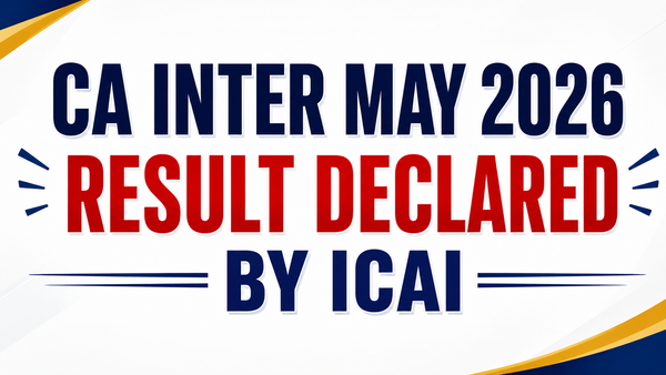 CA Inter May 2026 Result Declared by ICAI CA Point