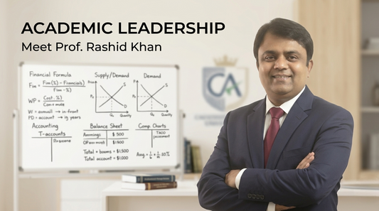 Accounting Expert Behind CA Point's Success - Meet Prof. Rashid Khan CA Point
