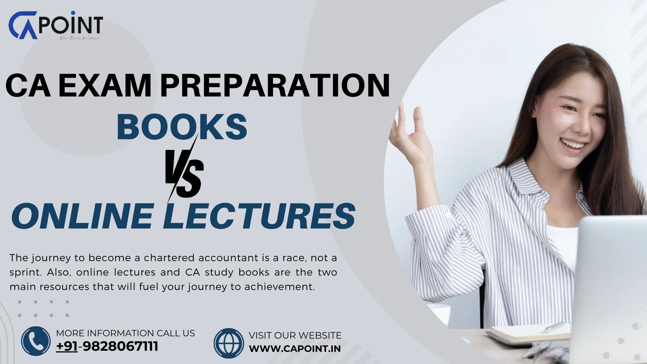 CA Exam Preparation:- Books vs. Online Lectures – CA Point