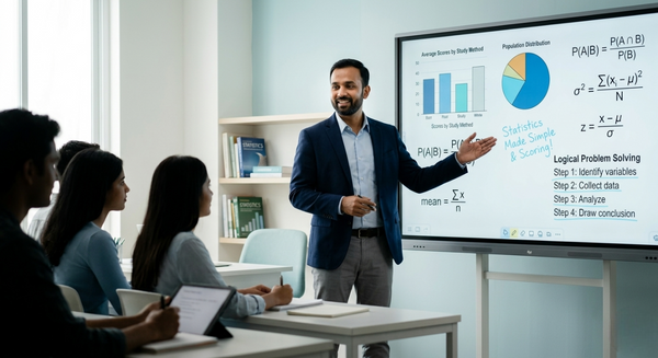 Meet Prof. Rahul Parmar Sir — Educator Who Makes Statistics Simple, Logical & Scoring CA Point