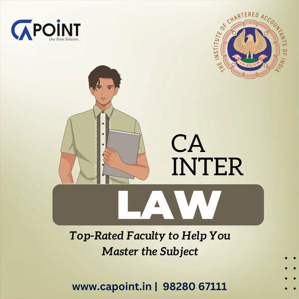 CA Inter Law: Top-Rated Faculty to Help You Master the Subject CA Point