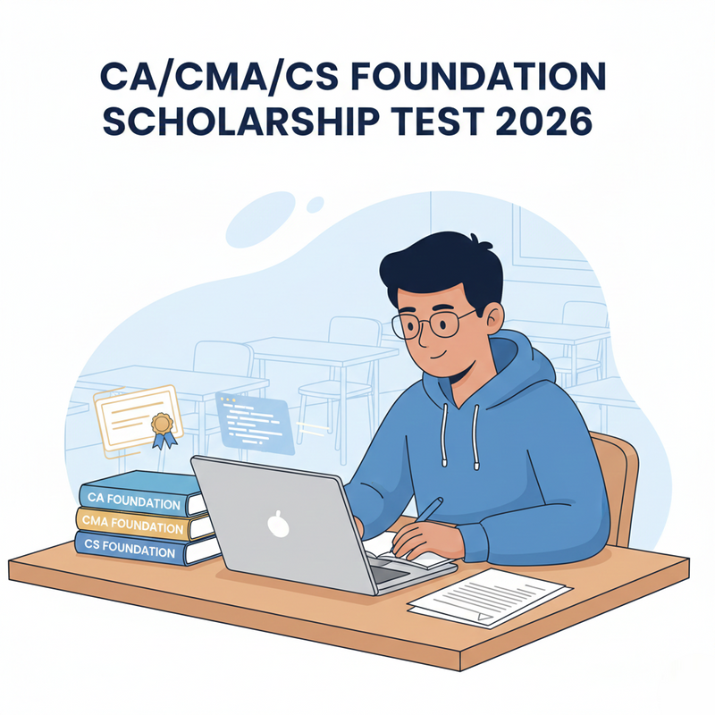 CA/CMA/CS Foundation Scholarship Test 2026: A Golden Opportunity for commerce Aspirants in Jodhpur