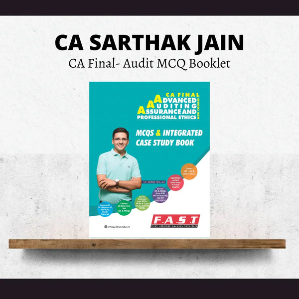 CA Final Audit MCQ Booklet By CA Sarthak Jain | For Jan 26 Exams | ICAI New Course