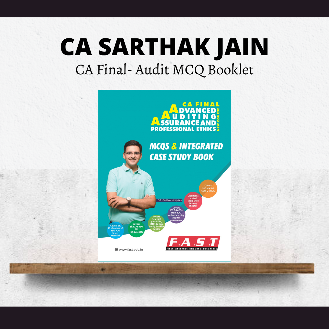 CA Final Audit MCQ Booklet By CA Sarthak Jain | For May 24 Exams | ICAI New Course