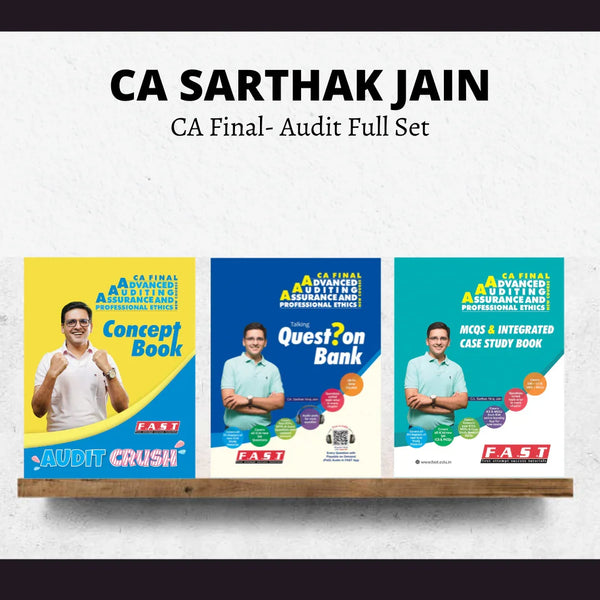 CA Final Audit Books Full Set By CA Sarthak Jain | For Jan 26 Exams