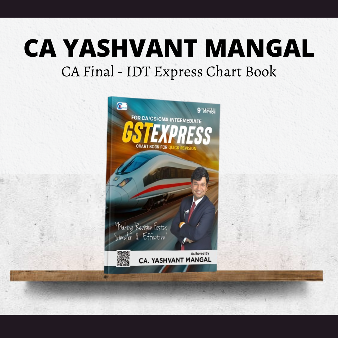 CA Intermediate GST Express Chart Book | Full GST Quick Revision | For May 25 Exams