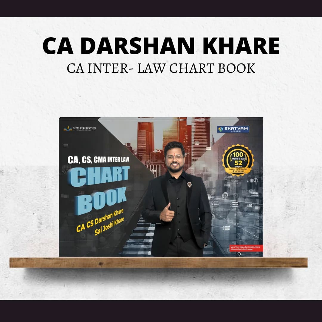 CA Inter Law | Chart Book by CA Darshan Khare | For Sep 25 & Onwards