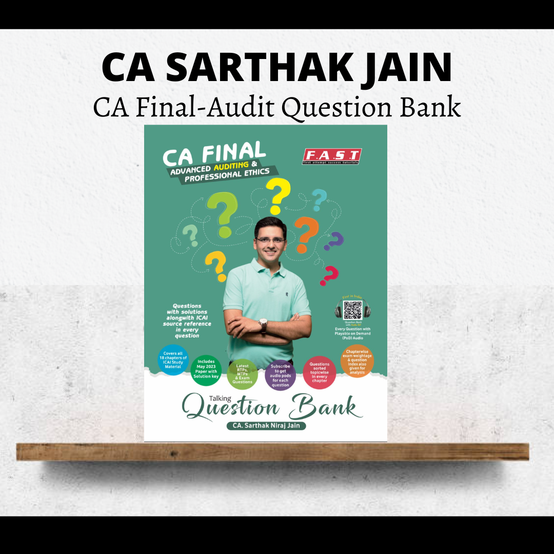 CA Final -Audit Question Bank by CA Sarthak Jain for Nov 23 Exams