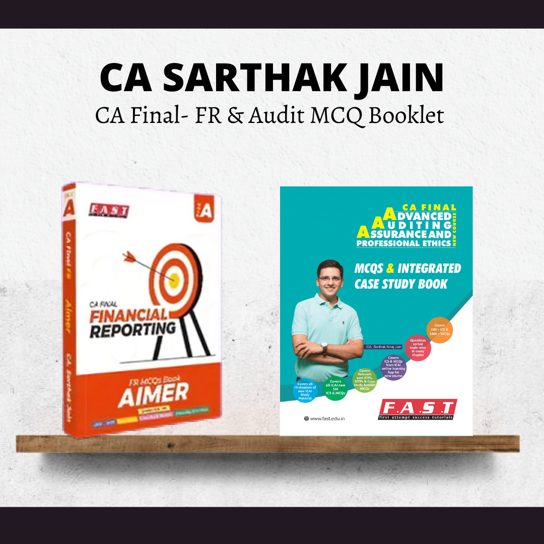 CA Final FR & Audit | MCQ Booklet By CA Sarthak Jain | For May 26 Exams | ICAI New Course CA Point