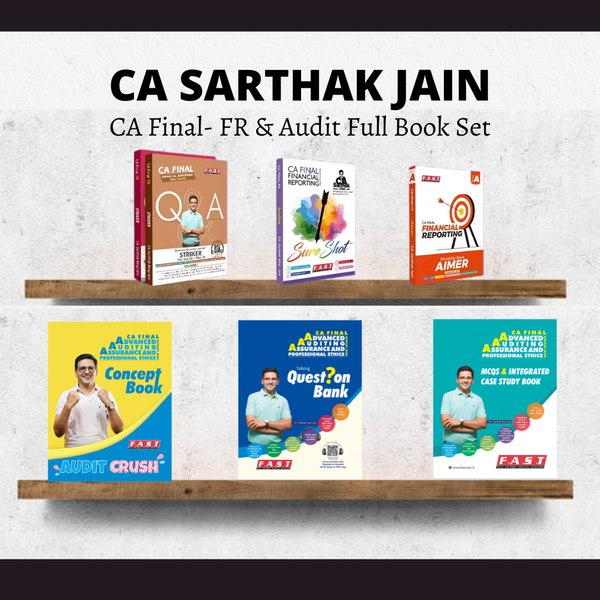 CA Final FR & Audit | Full Set Book by CA Sarthak Jain | For May 26 Exams CA Point