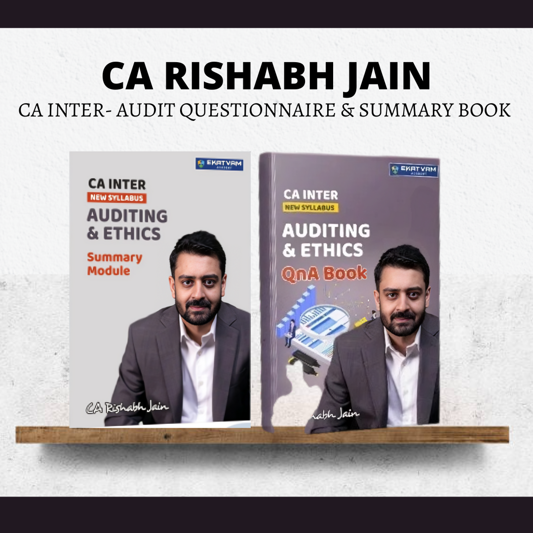 CA Inter Audit | Questionnaire & Summary Book by CA Rishabh Jain | For May 25 & Onwards