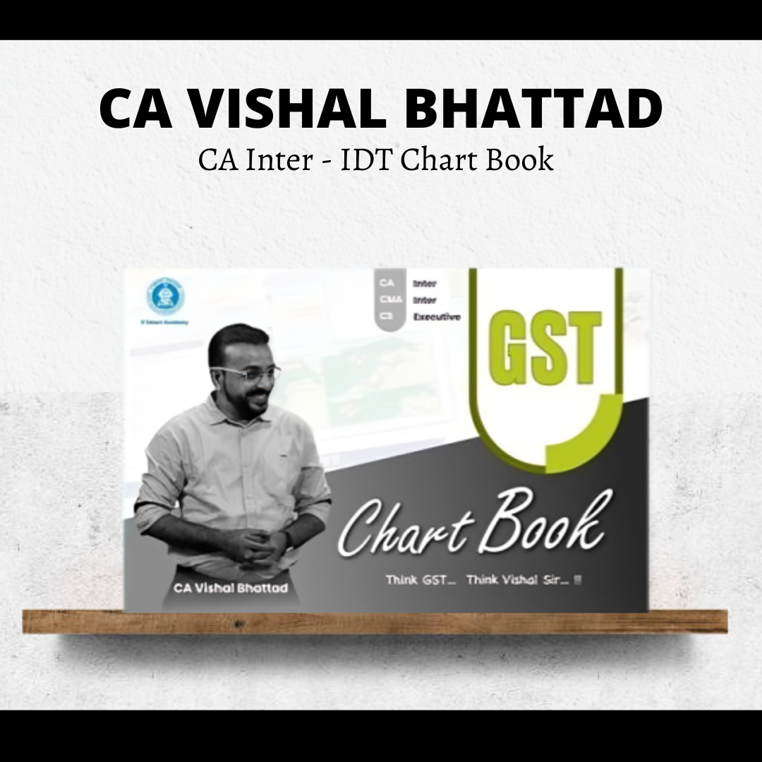 CA Inter | GST Chart Book by CA Vishal Bhattad | For May 26 & Sep 26 Exams CA Point