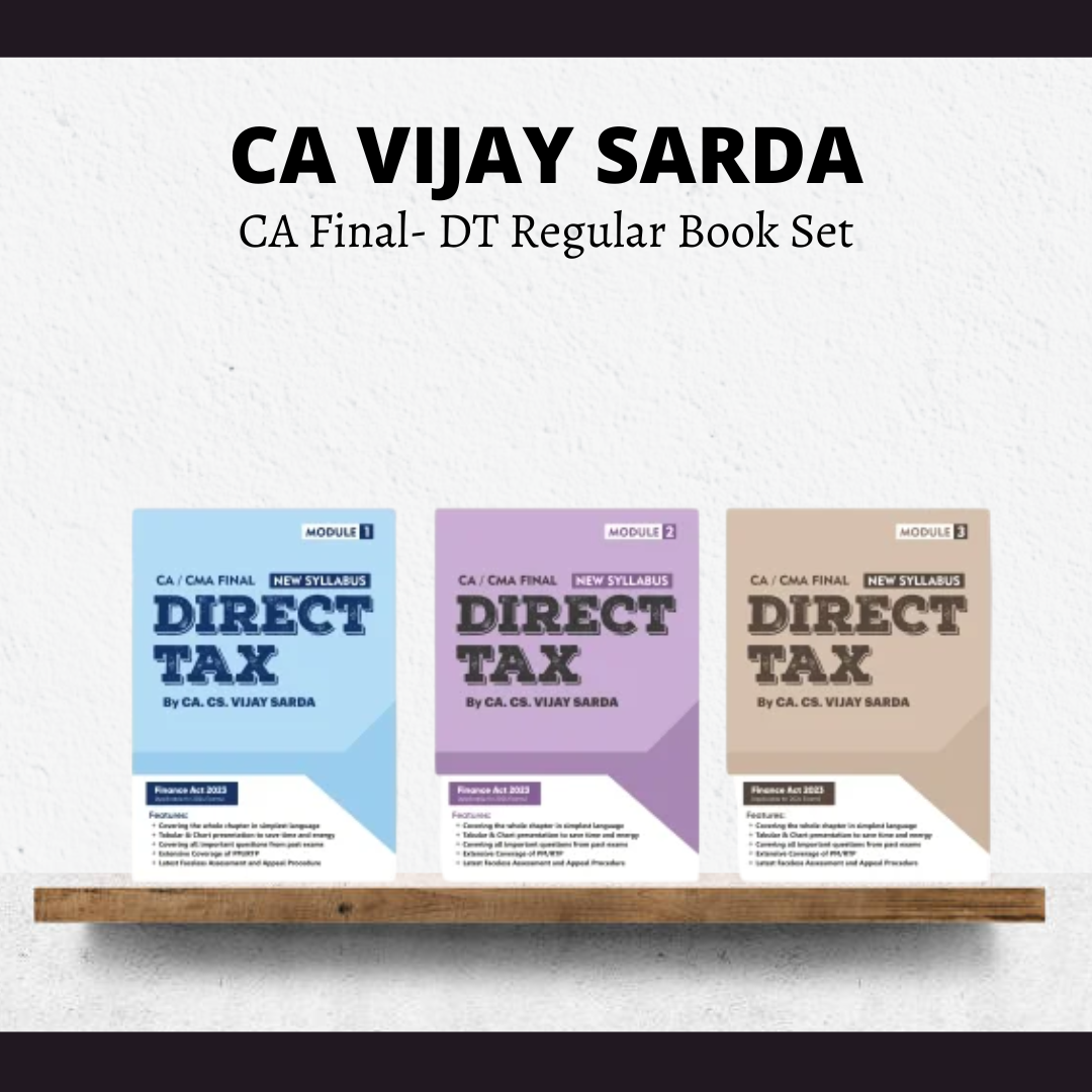 CA Final DT | Regular Book Set by CA Vijay Sarda | Sep 25 Exams