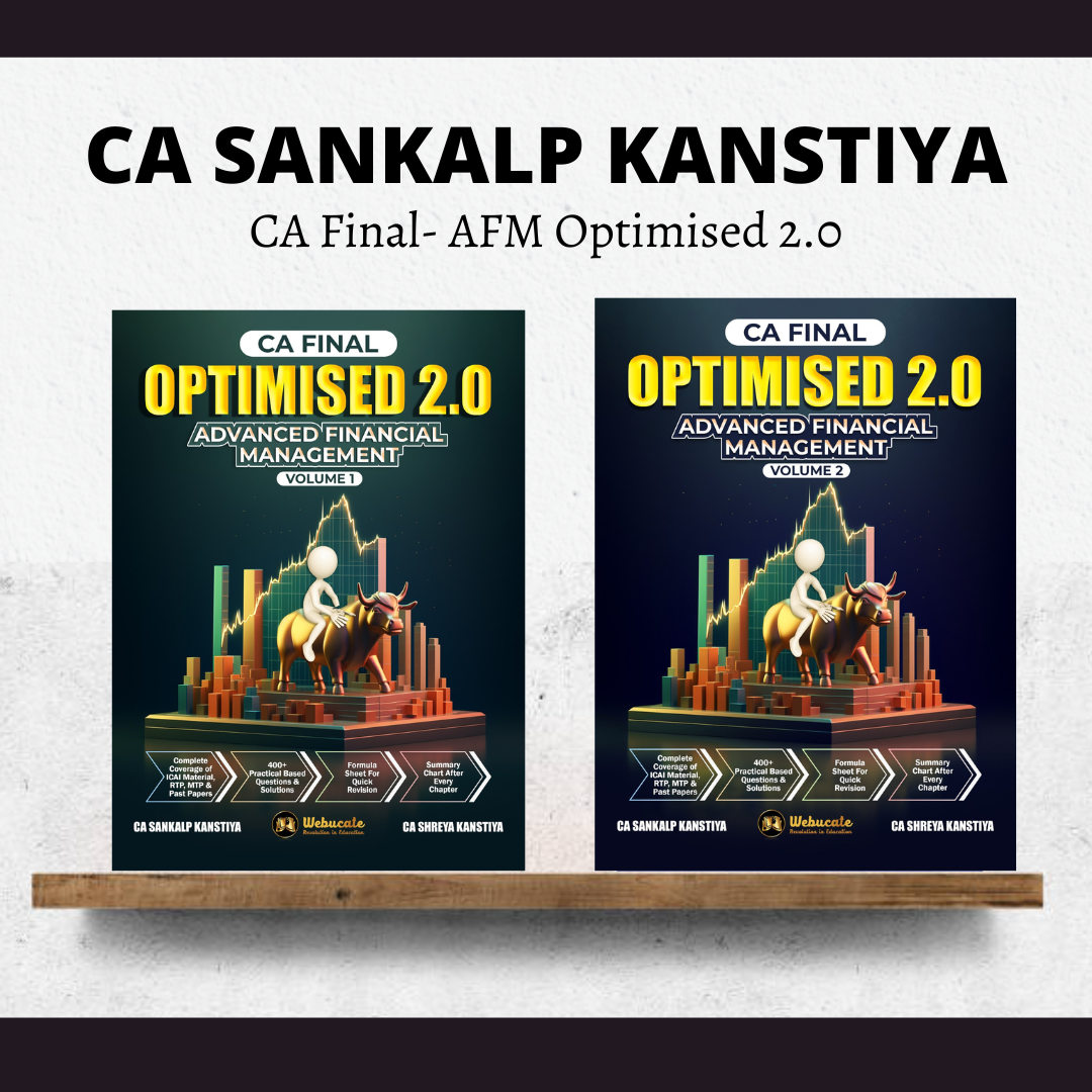 CA Final SCPM Optimised 2.0 Book | By CA Sankalp Kanstiya | For Nov 24 & Onwards Exams