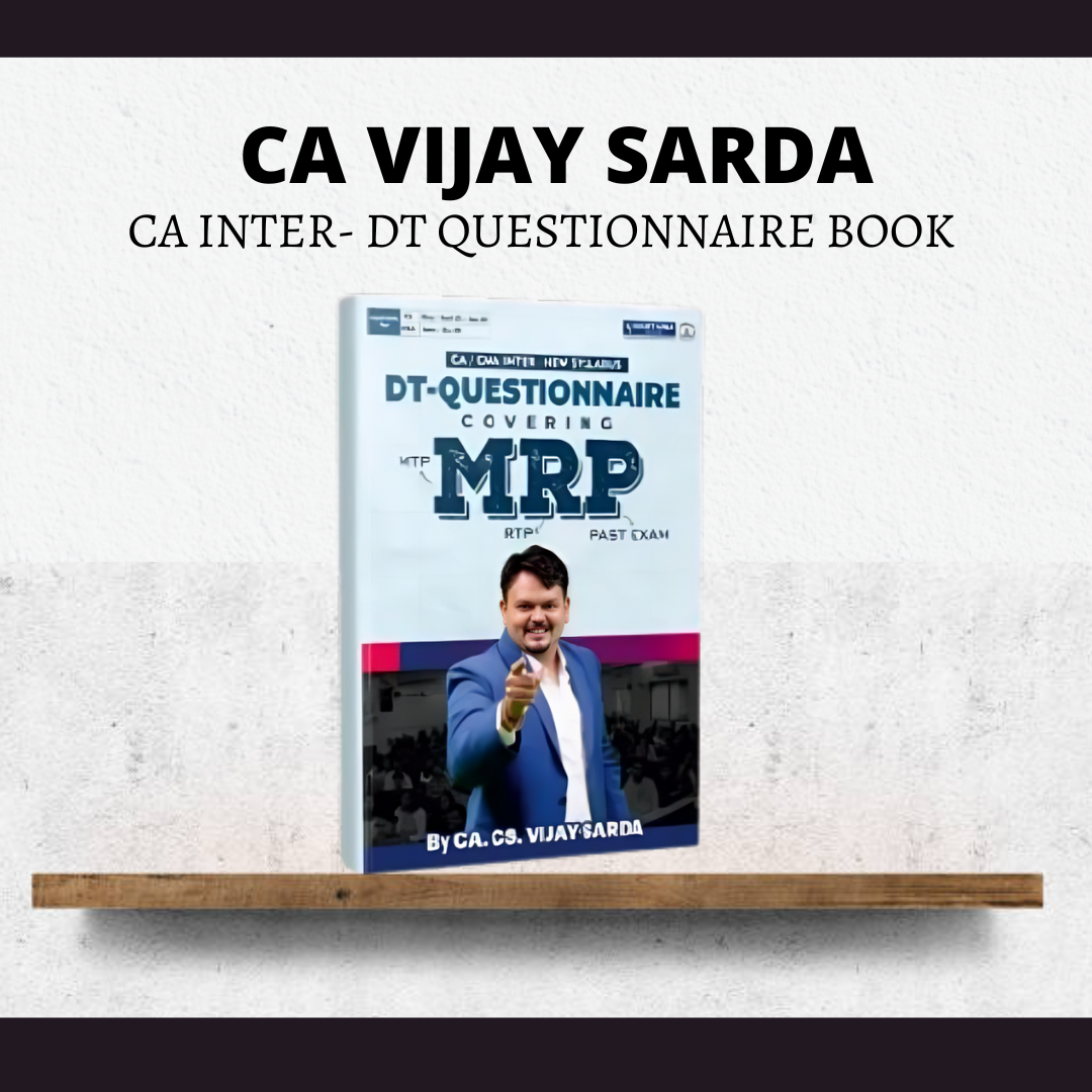 CA Inter DT | Questionnaire Book by CA Vijay Sarda | For May 25 & Onwards