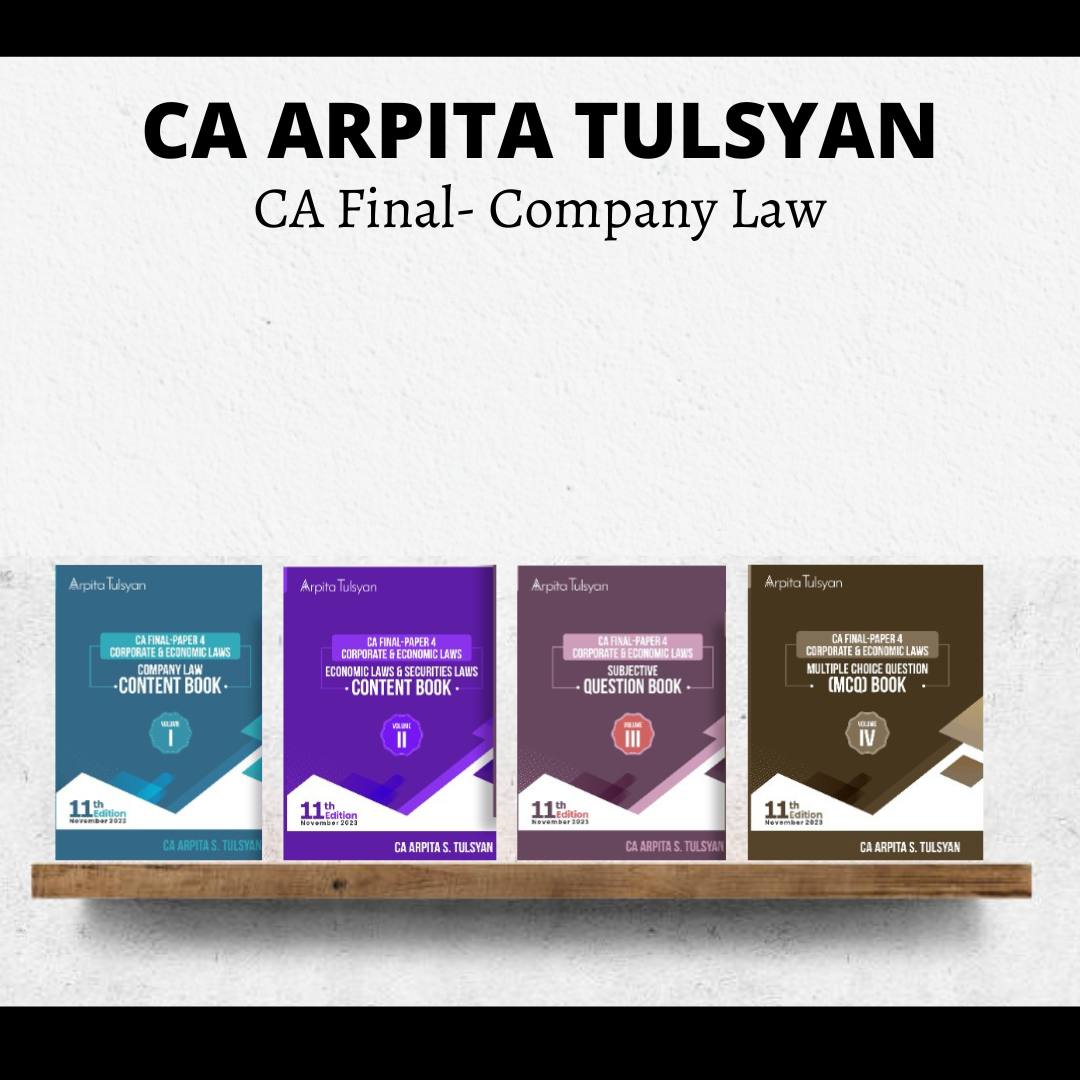 Corporate & Economic Laws Book (11th Edition) for Nov 23 by CA Arpita Tulsyan
