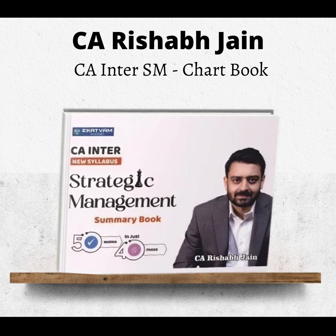 CA Inter SM | Chart Book by CA Rishabh Jain | For Sep 25 & Onwards