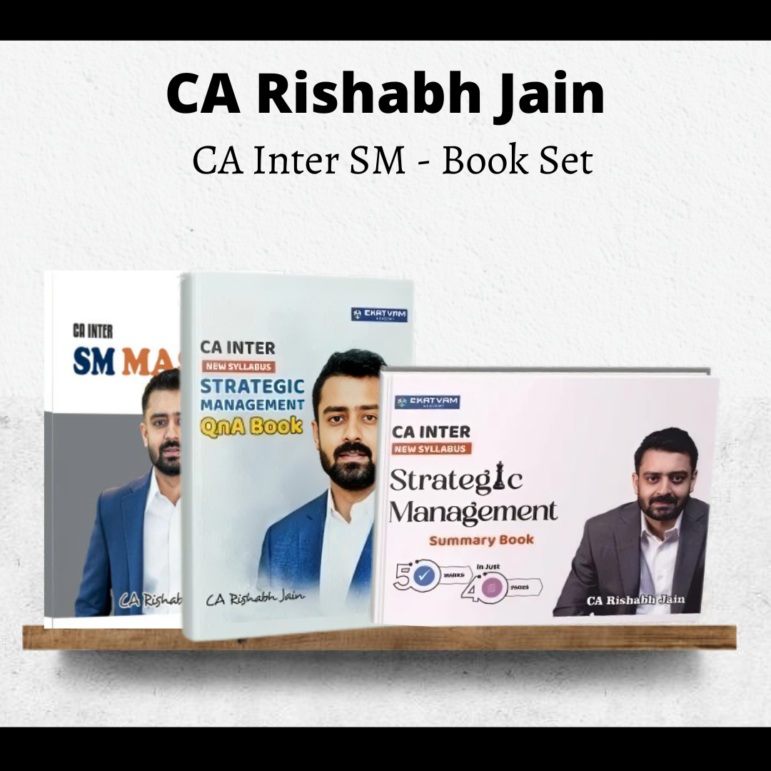 CA Inter SM | Regular Book by CA Rishabh Jain | For May 26 & Onwards Exams CA Point