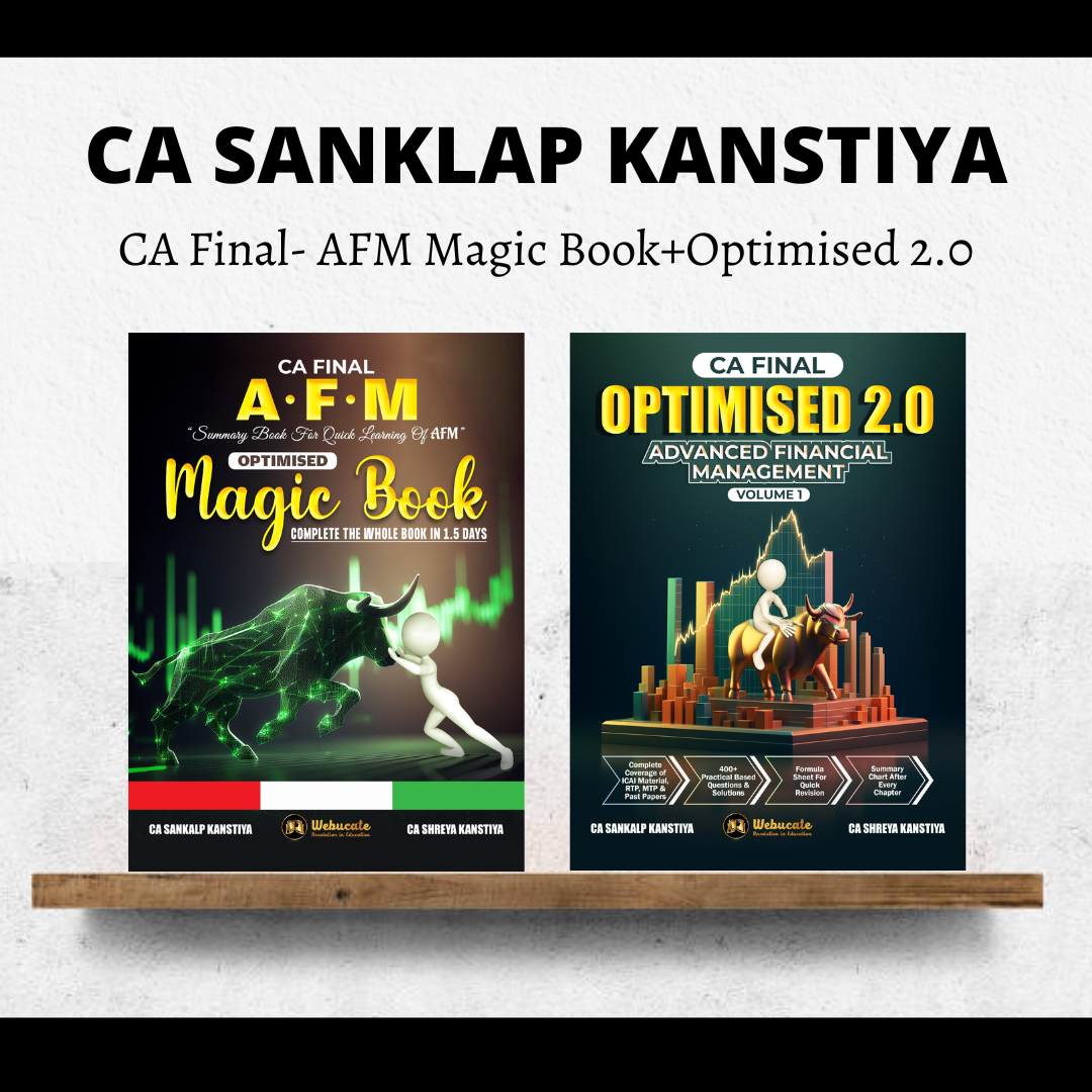CA Final AFM Magic Book+ Optimised 2.0 By CA Sankalp Kanstiya | For Nov 24 & Onwards Exams