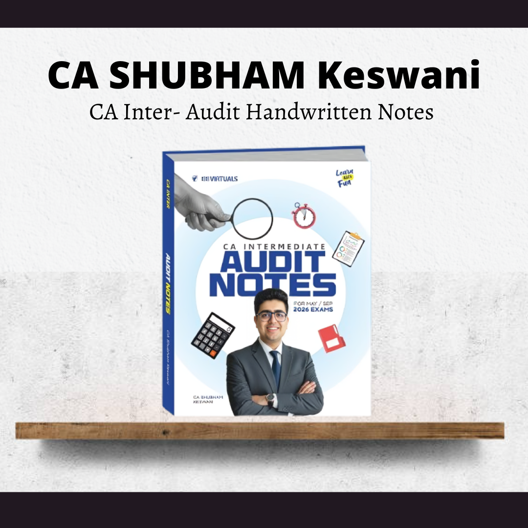 CA Inter Audit | Notes Book by CA Shubham Keswani | For Sep 26 & Jan 27 Exams CA Point