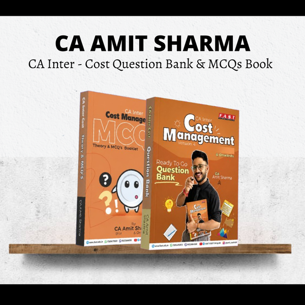 CA Inter Cost | Question Bank Book by CA Amit Sharma | For Sep 26 & Jan 27 Exams CA Point