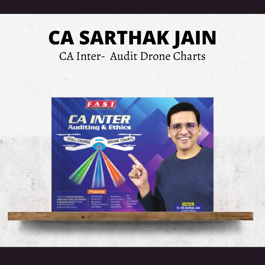 CA Inter Audit Full Course Drone Charts by CA Sarthak Jain |  For Jan 25 & May 25 Exams