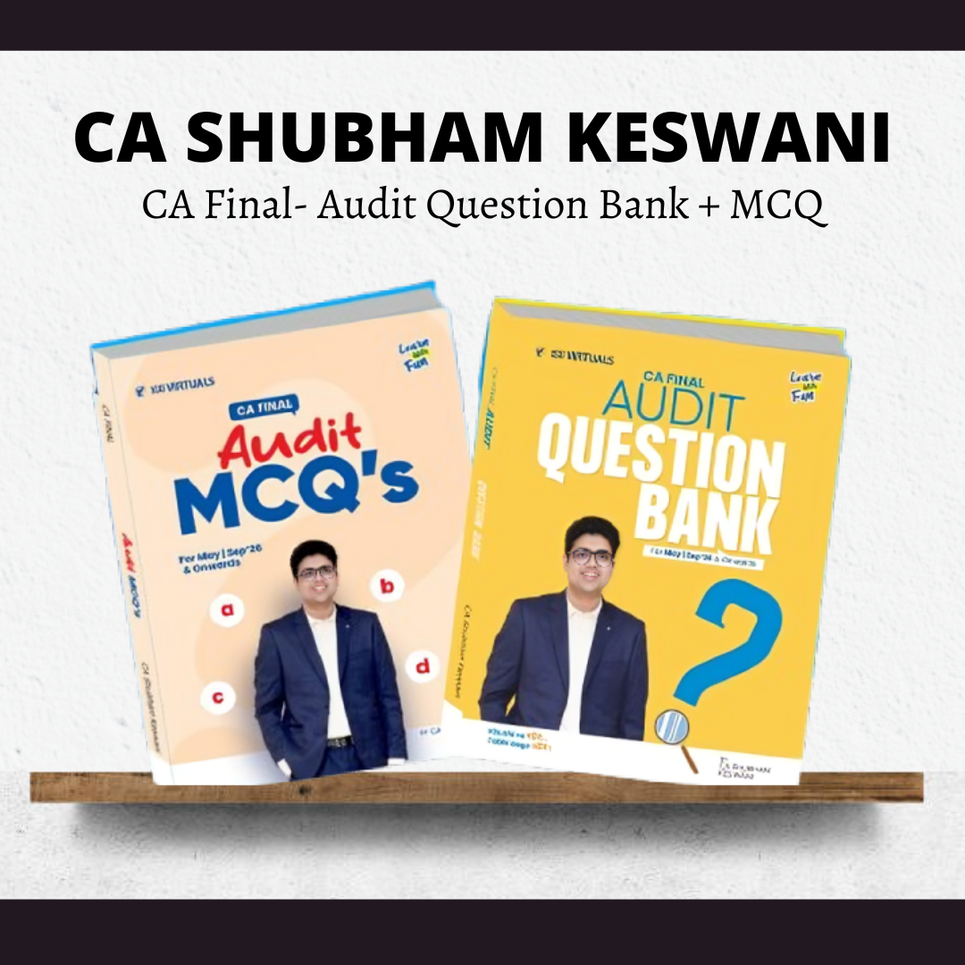 CA Final Audit | Question Bank + MCQ Books by CA Shubham Keswani | For Nov 26 Exams CA Point