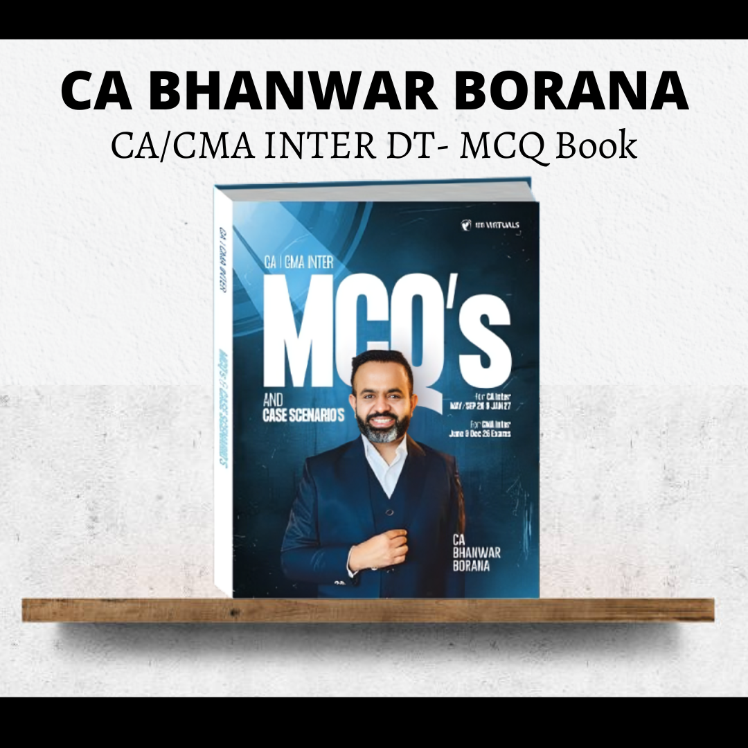 CA/CMA Inter Direct Tax | MCQ Book by CA Bhanwar Borana| For Sep/Dec 2026 & Jan 2027 Exams CA Point