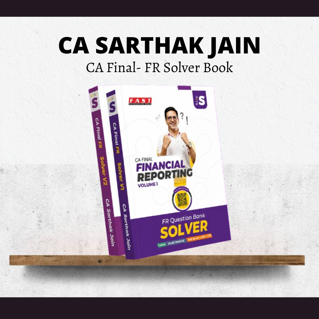 CA Final FR Solver Book By CA Sarthak Jain | For Sep 26 Exams CA Point