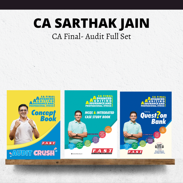 CA Final Audit Books Full Set By CA Sarthak Jain | For Sep 26 Exams CA Point