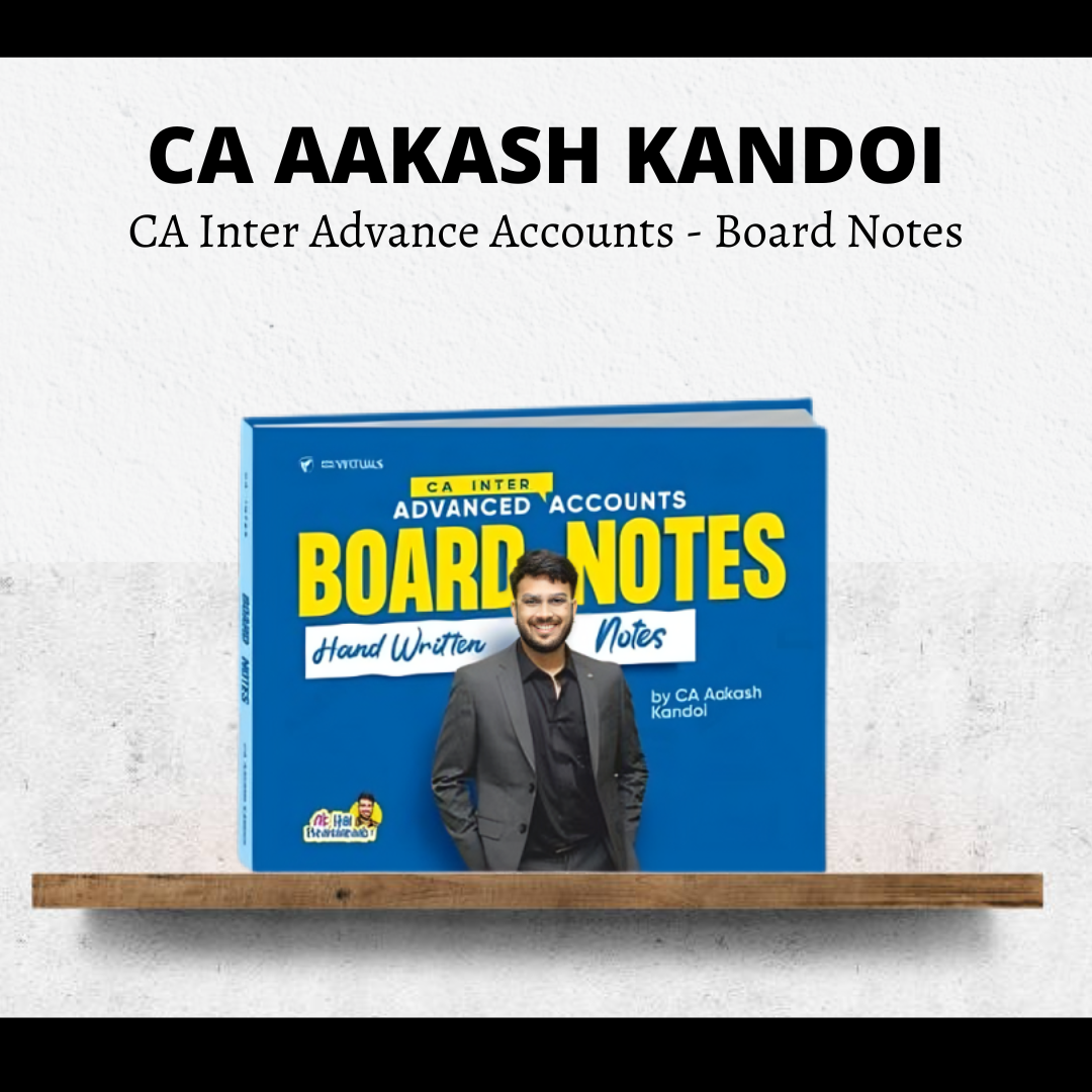 CA Inter Advance Accounts | Board Notes by CA Aakash Kandoi | For Sep 26 Exams CA Point