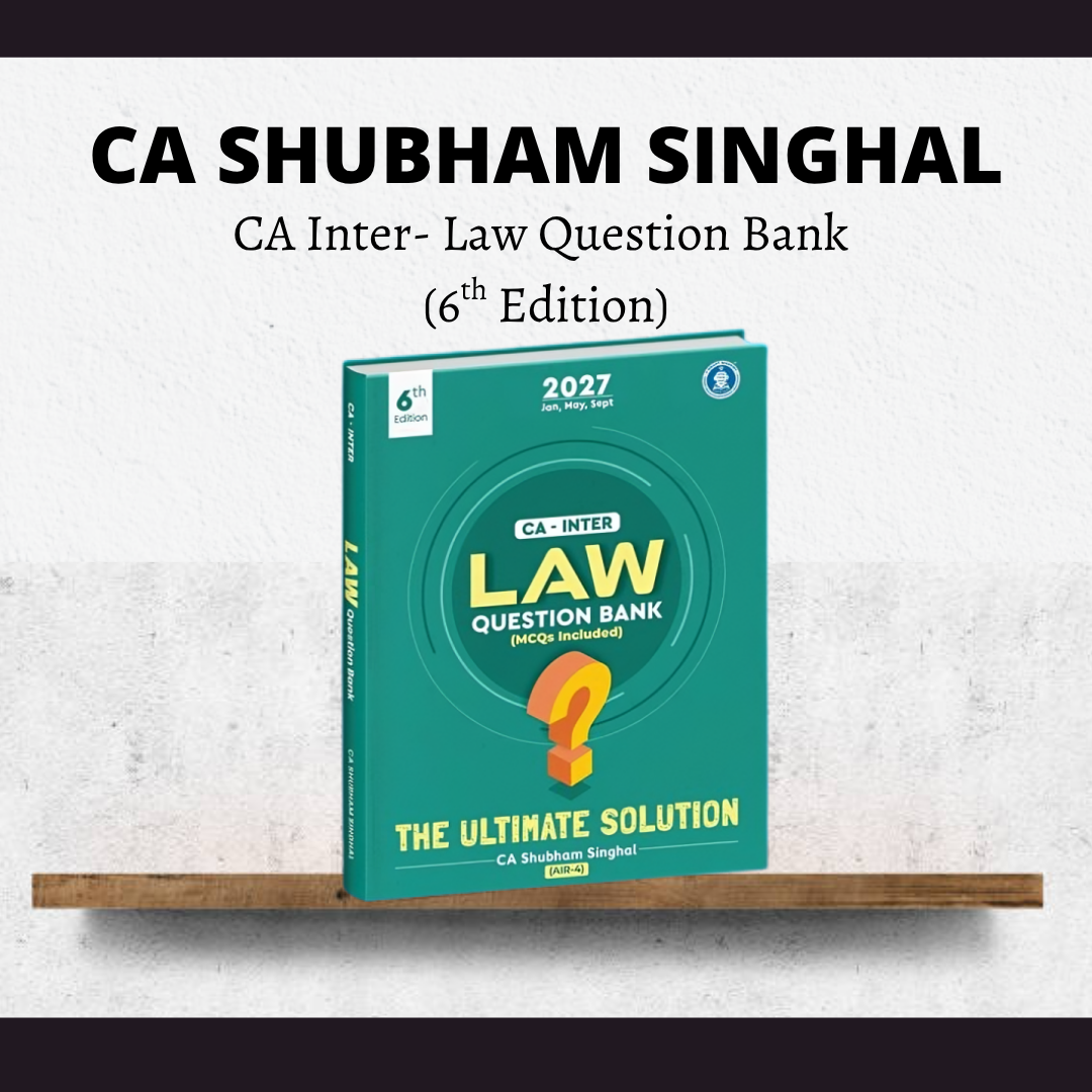 CA Inter Corporate & Other Law Books (6th Edition) by CA Shubham Singhal | For Sep 26 & Jan/May 27 Exams CA Point