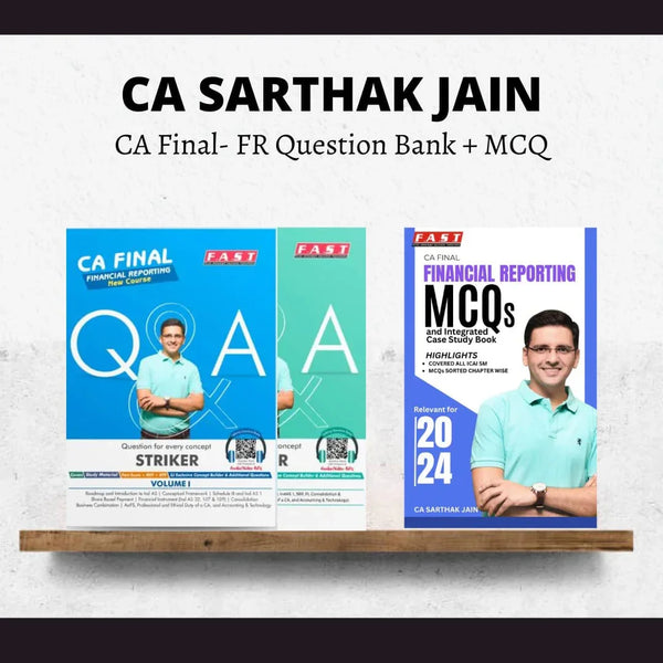 CA Final FR Question Bank + MCQ By CA Sarthak Jain | For Jan 26 Exams | ICAI New Course