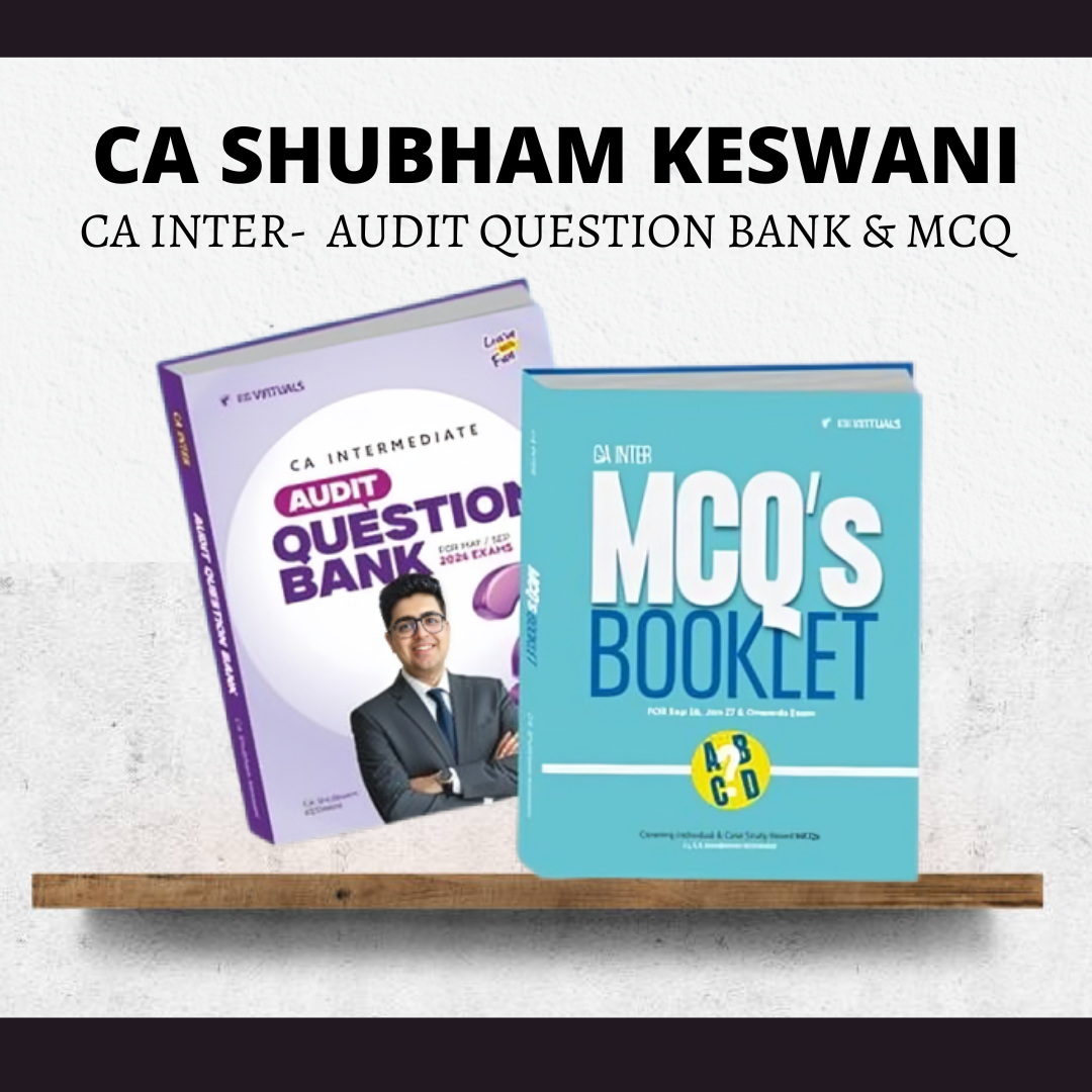 CA Inter Audit | Question Bank & MCQ Book by CA Shubham Keswani | For Sep 26 Exams CA Point
