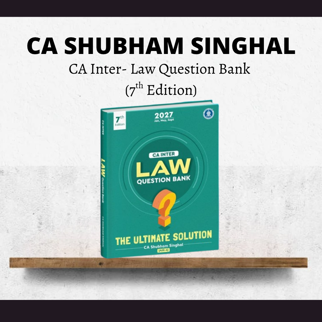 CA Inter Corporate & Other Law Books (6th Edition) by CA Shubham Singhal | For Jan 27 & May 27 Exams CA Point