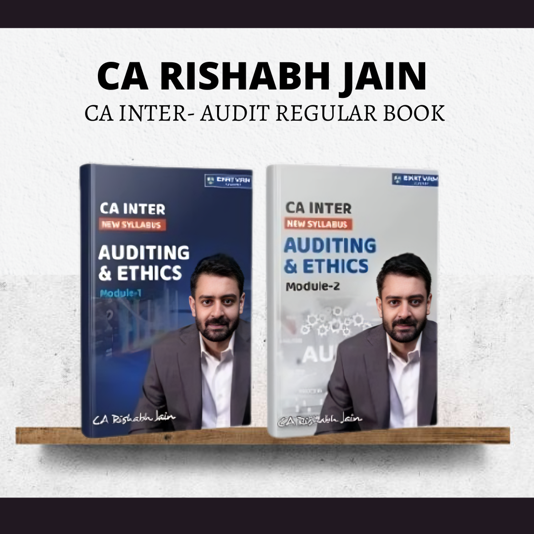 CA Inter Audit | Regular Book by CA Rishabh Jain | For May 25 & Onwards