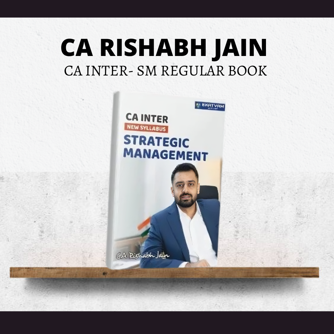 CA Inter SM | Regular Book by CA Rishabh Jain | For May 25 & Onwards