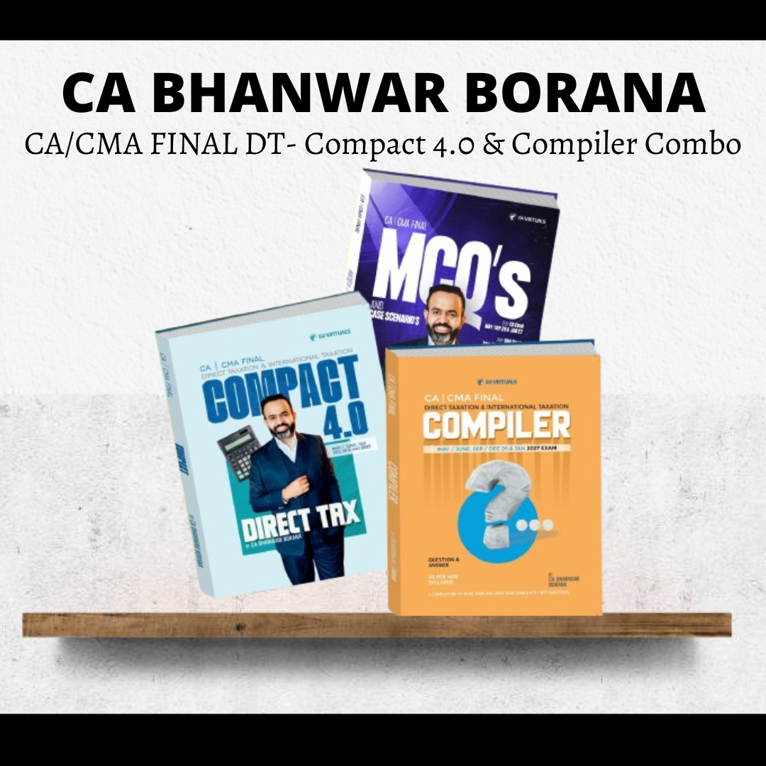CA/CMA Final Direct Tax Compact & Q/A Compiler Book By CA Bhanwar Borana | For May/June 26/Sep/Dec 26 & Jan 27 Exams CA Point