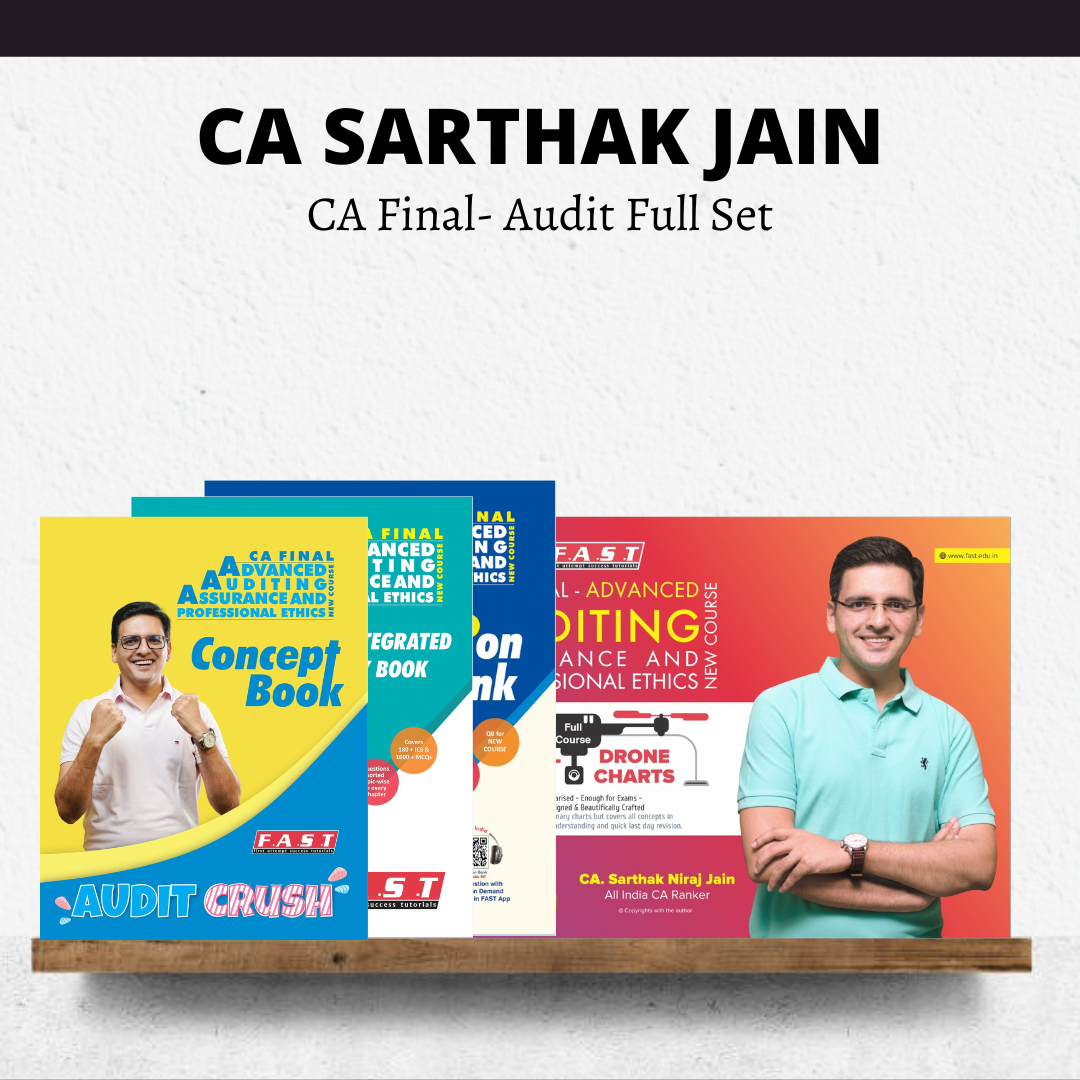CA Final Audit Books Full Set By CA Sarthak Jain | For Sep 26 Exams CA Point