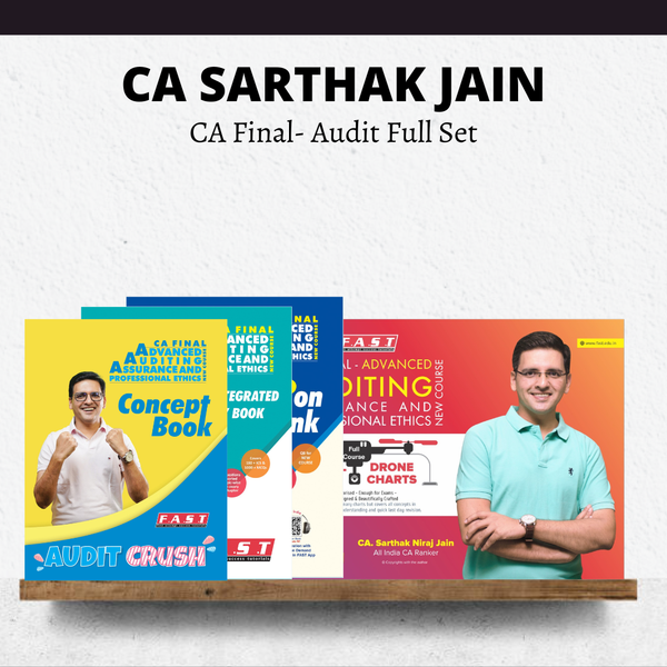 CA Final Audit Books Full Set By CA Sarthak Jain | For Sep 26 Exams CA Point