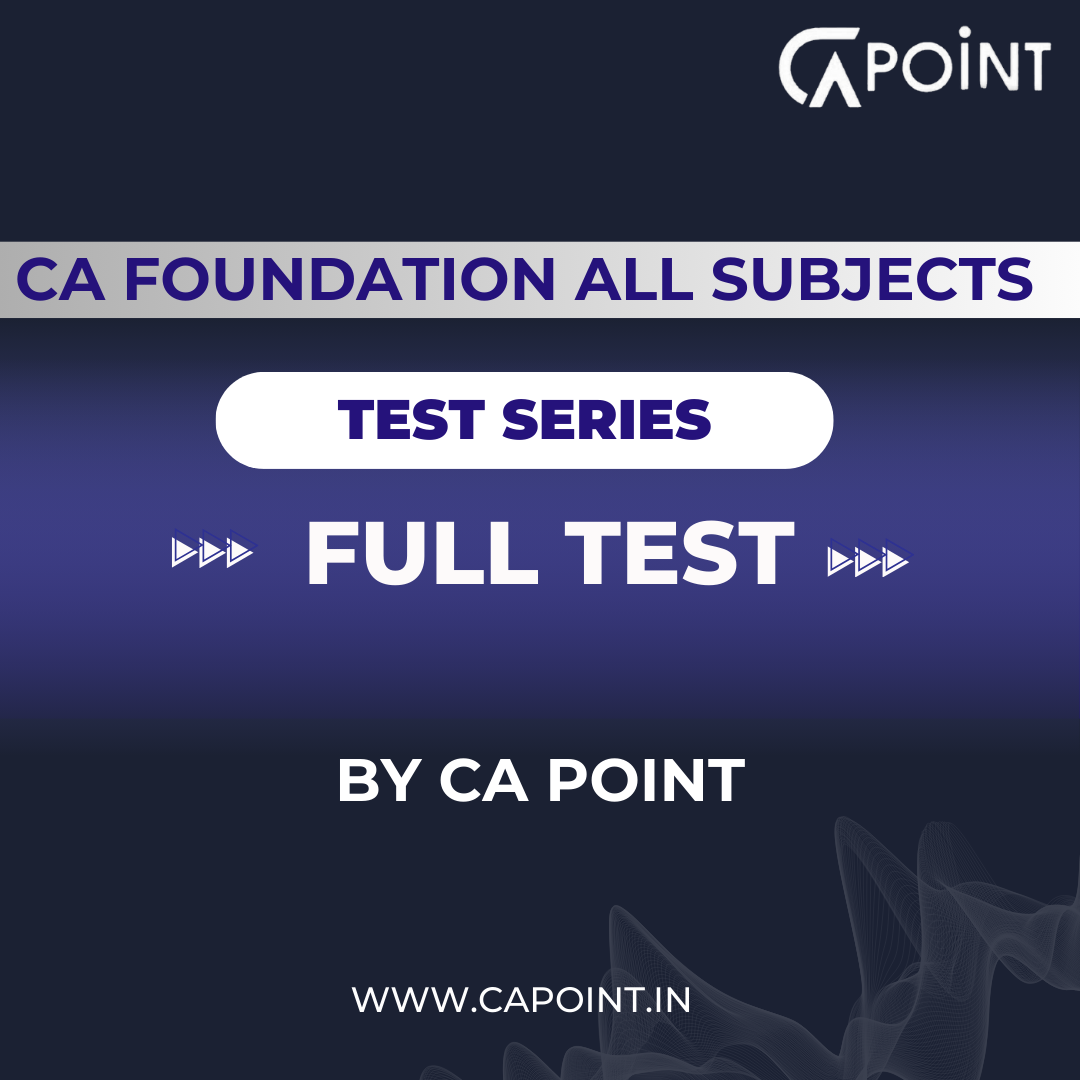 CA Foundation -Full Test Series | By CA Point