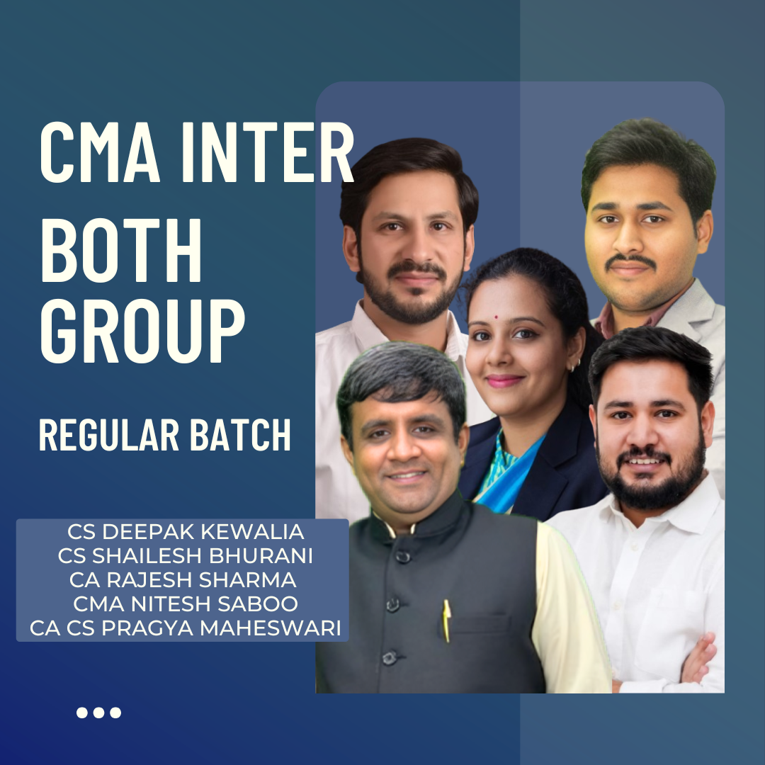 CMA Inter Both Group | All Subjects Regular Batch Combo CA Point