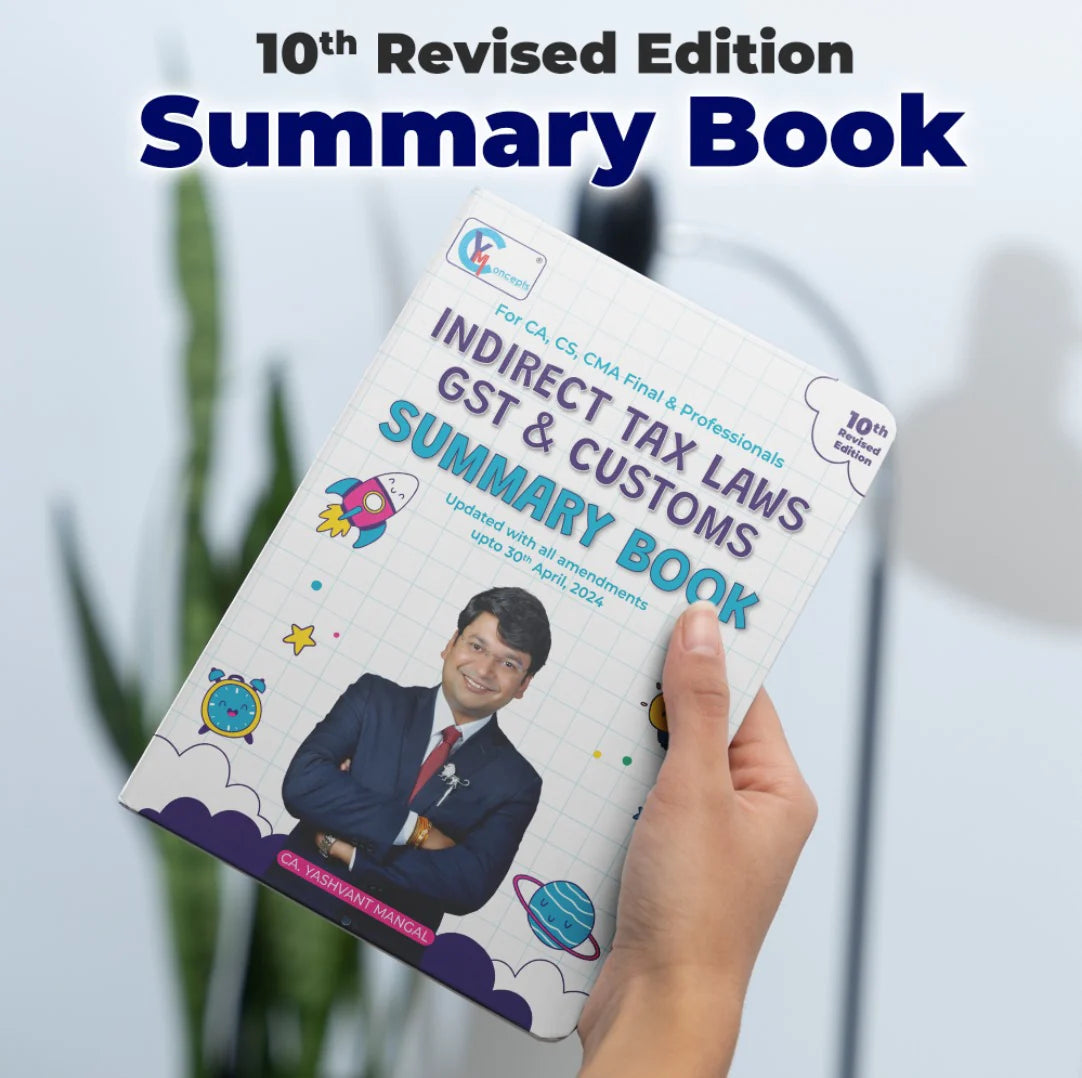 CA Final IDT Summary Book (10th Edition) by CA Yashvant Mangal for Nov 24 & May 25 Exams