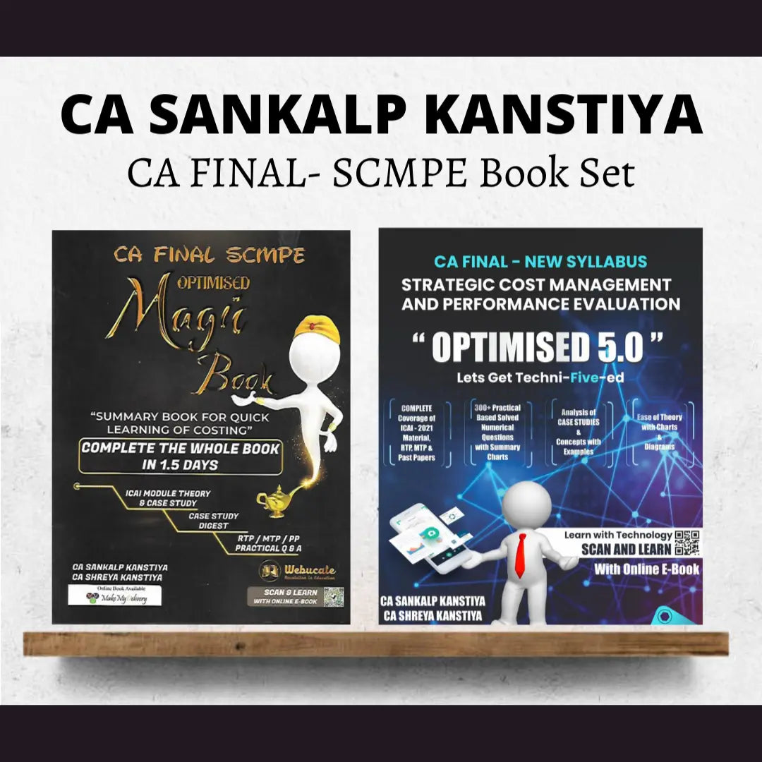 CA FINAL - SCMPE Book Set