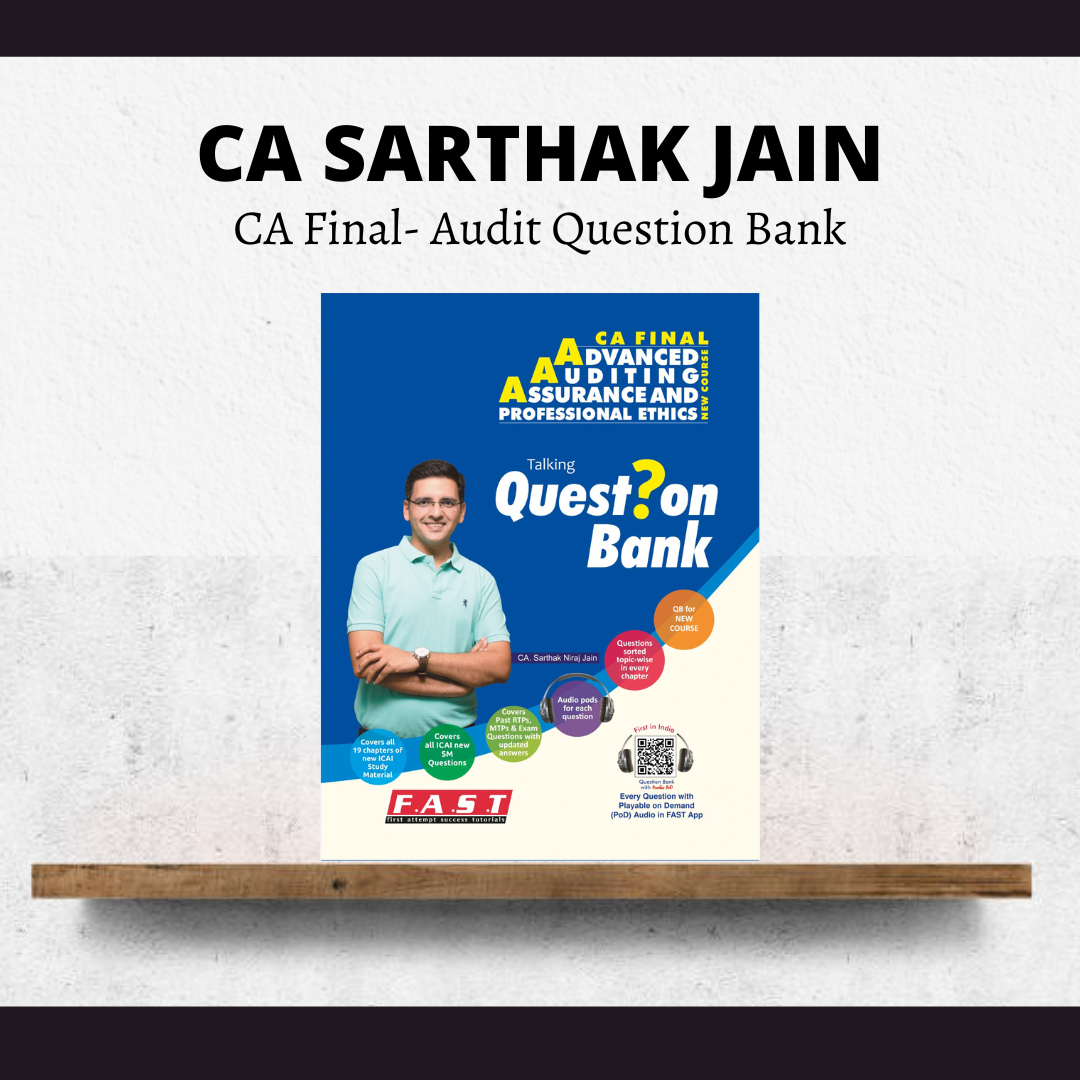 CA Final Audit Question Bank By CA Sarthak Jain | For May 24 Exams | ICAI New Course