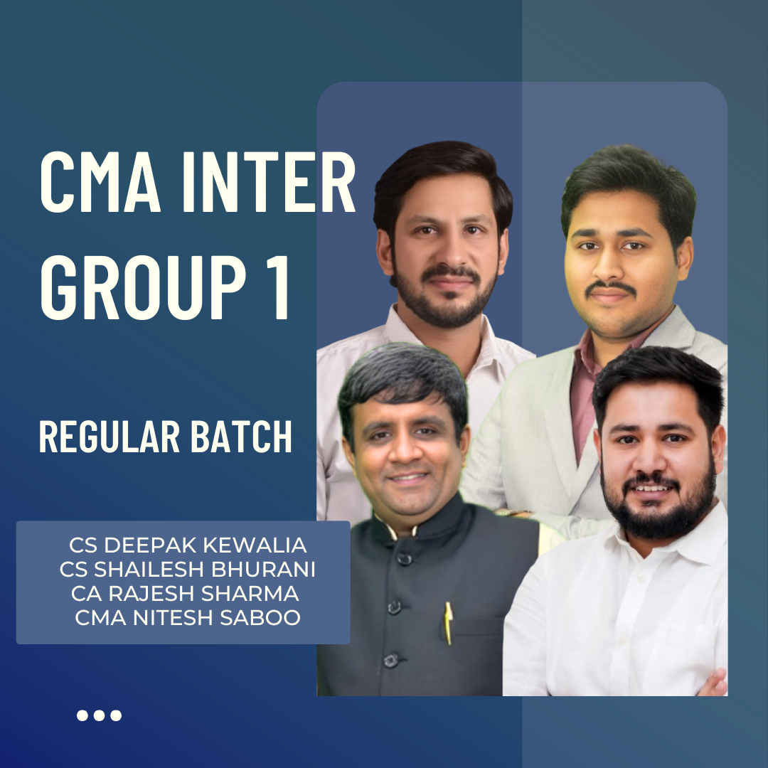 CMA Inter Group 1 | Regular Batch Combo | For Dec 26 Exams CA Point